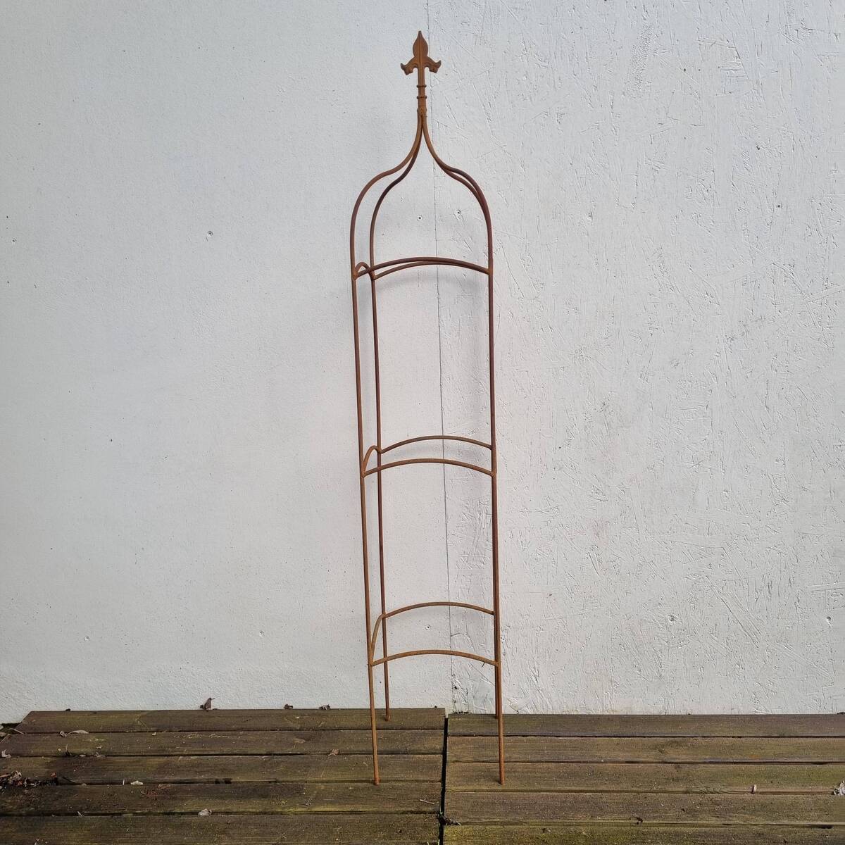 Rankhilfe aus Rosteisen, 120 cm 