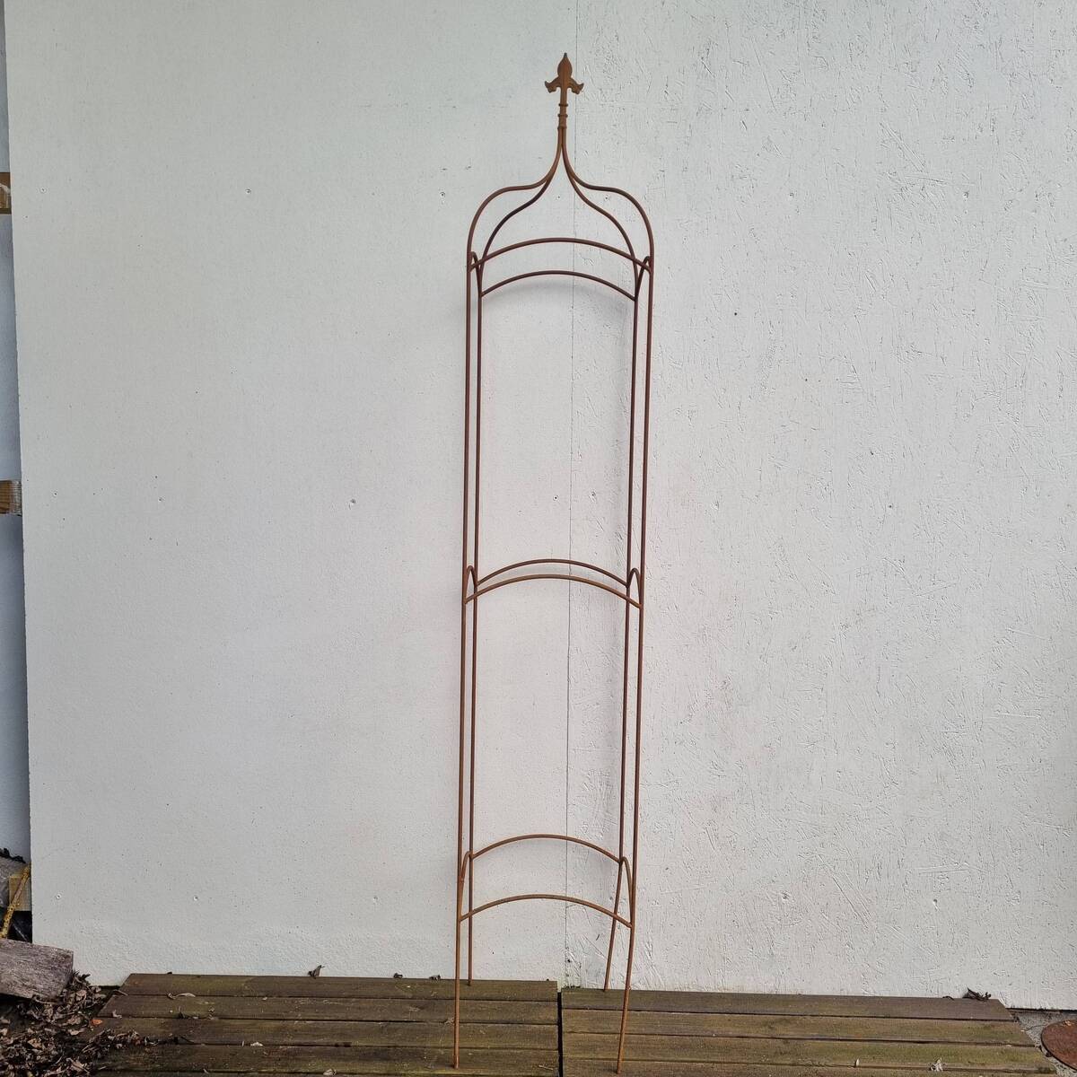 Rankhilfe aus Rosteisen, 172 cm 