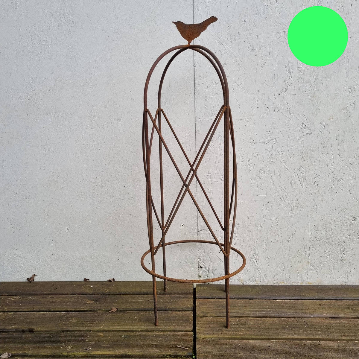 Rankhilfe aus Rosteisen, 107 cm 