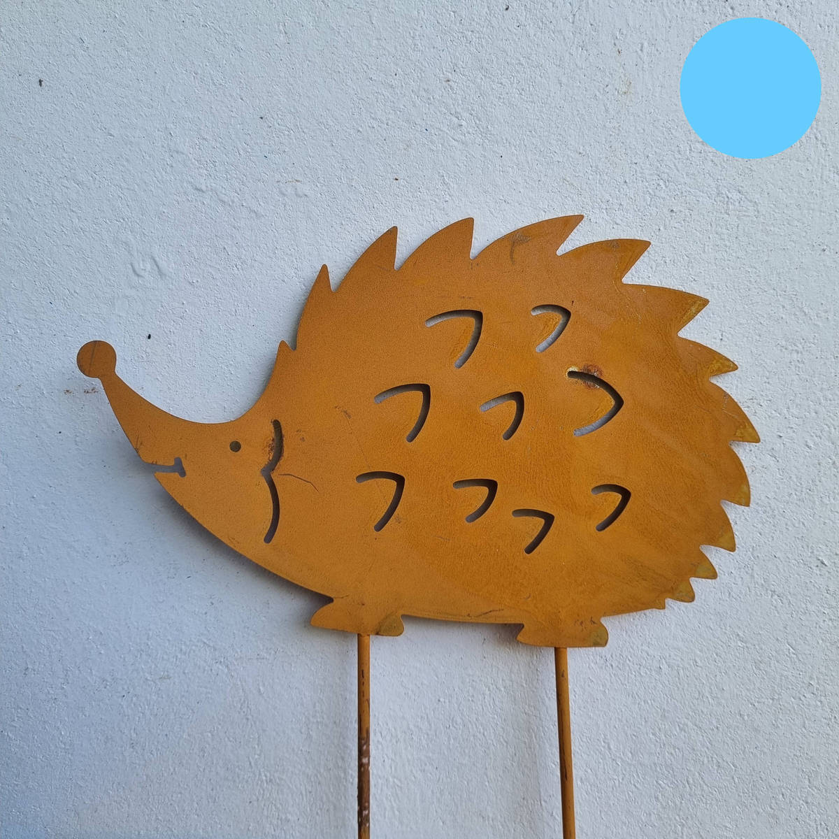 Hérisson en métal, à piquer, 22 cm 