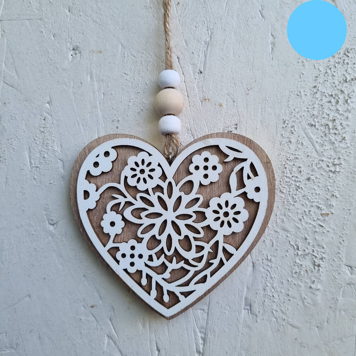 Herz aus Holz, zum hängen