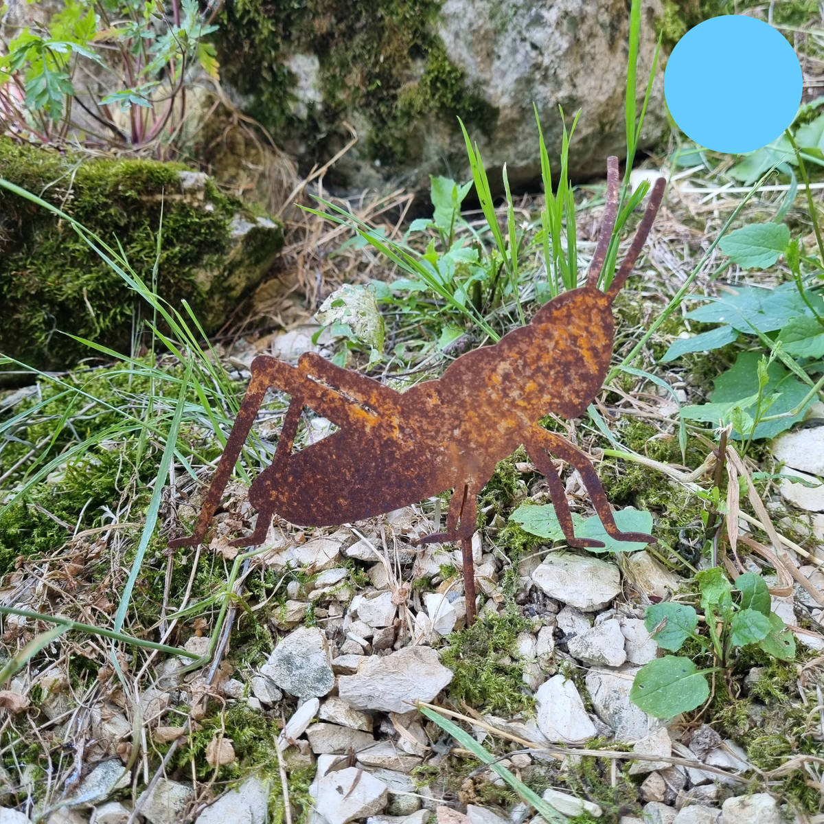 Grille aus Rosteisen, zum stecken, 19 cm 