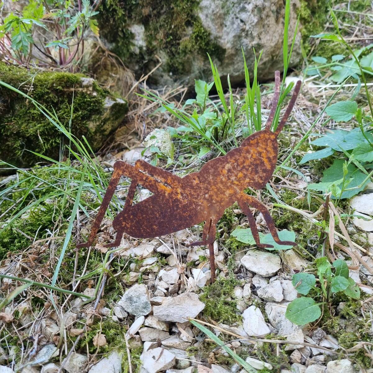 Grille aus Rosteisen, zum stecken, 19 cm 