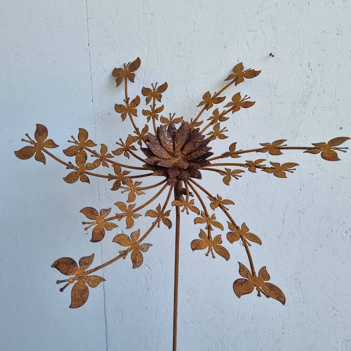 Girouette en fer rouillé,  Ø 52 cm 