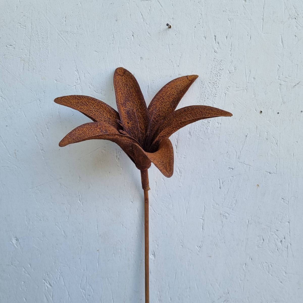 Blume aus Rosteisen, Ø 28 cm 