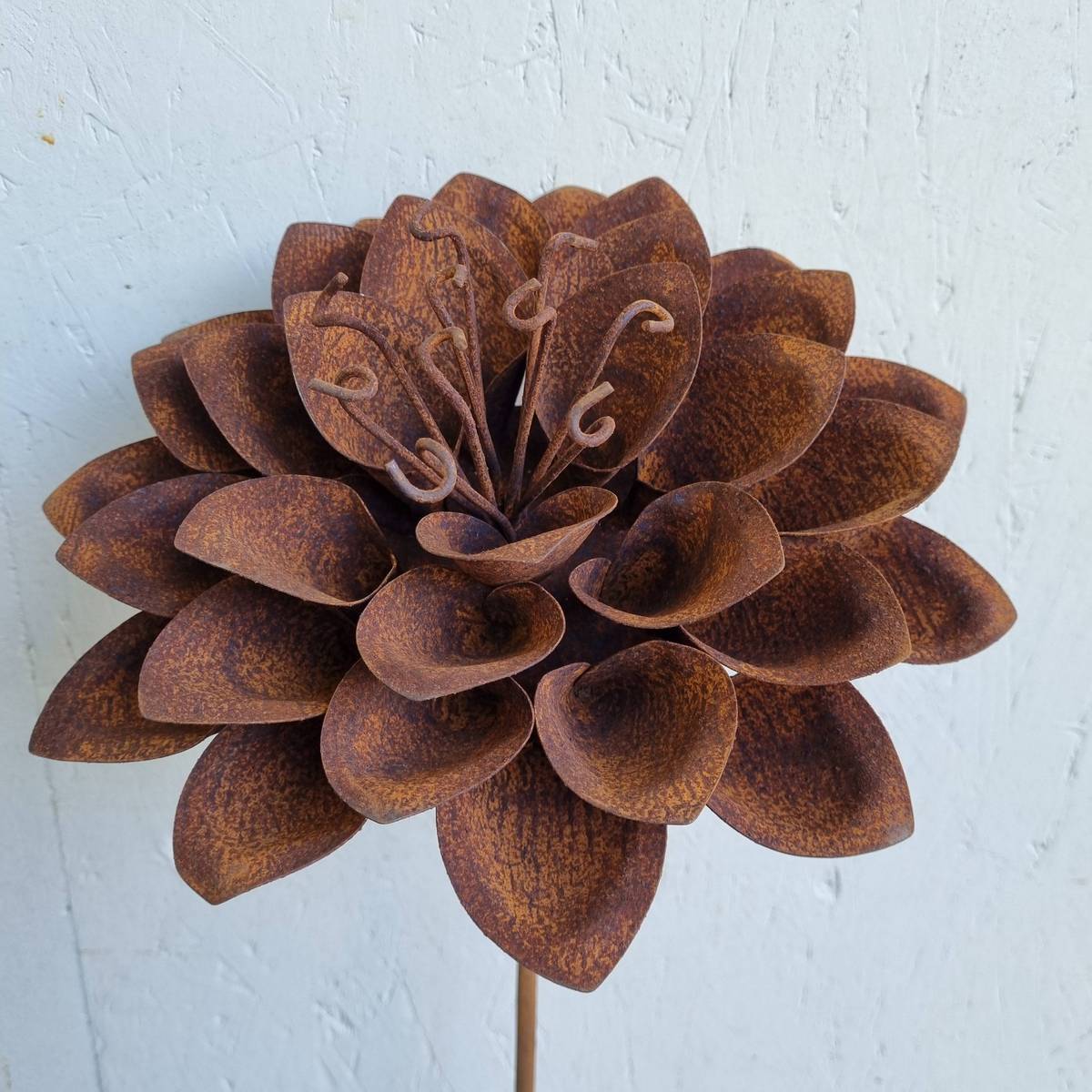 Blume aus Rosteisen, Ø 26 cm 