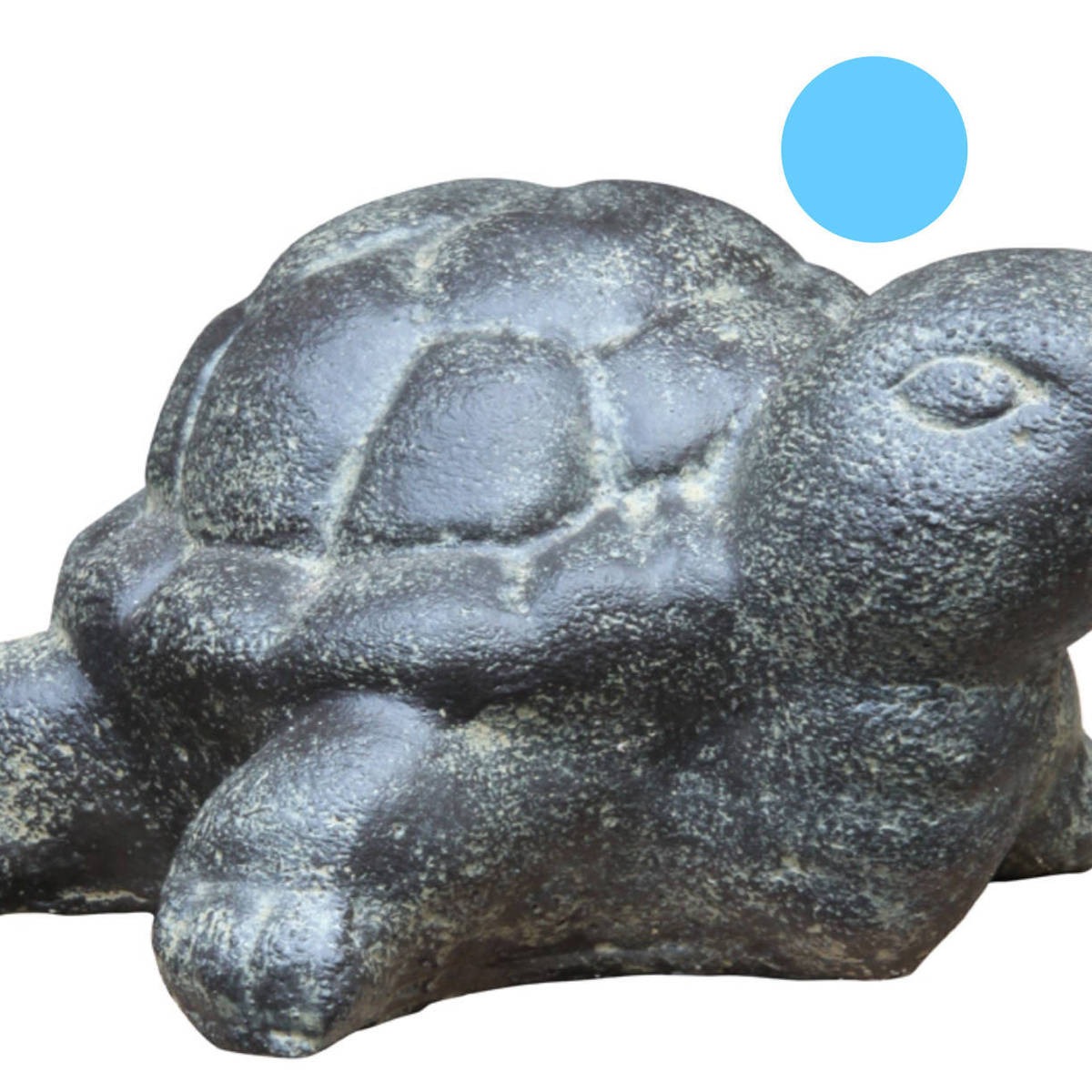 Schildkröte aus Steinguss, 13 cm, 1.1 kg