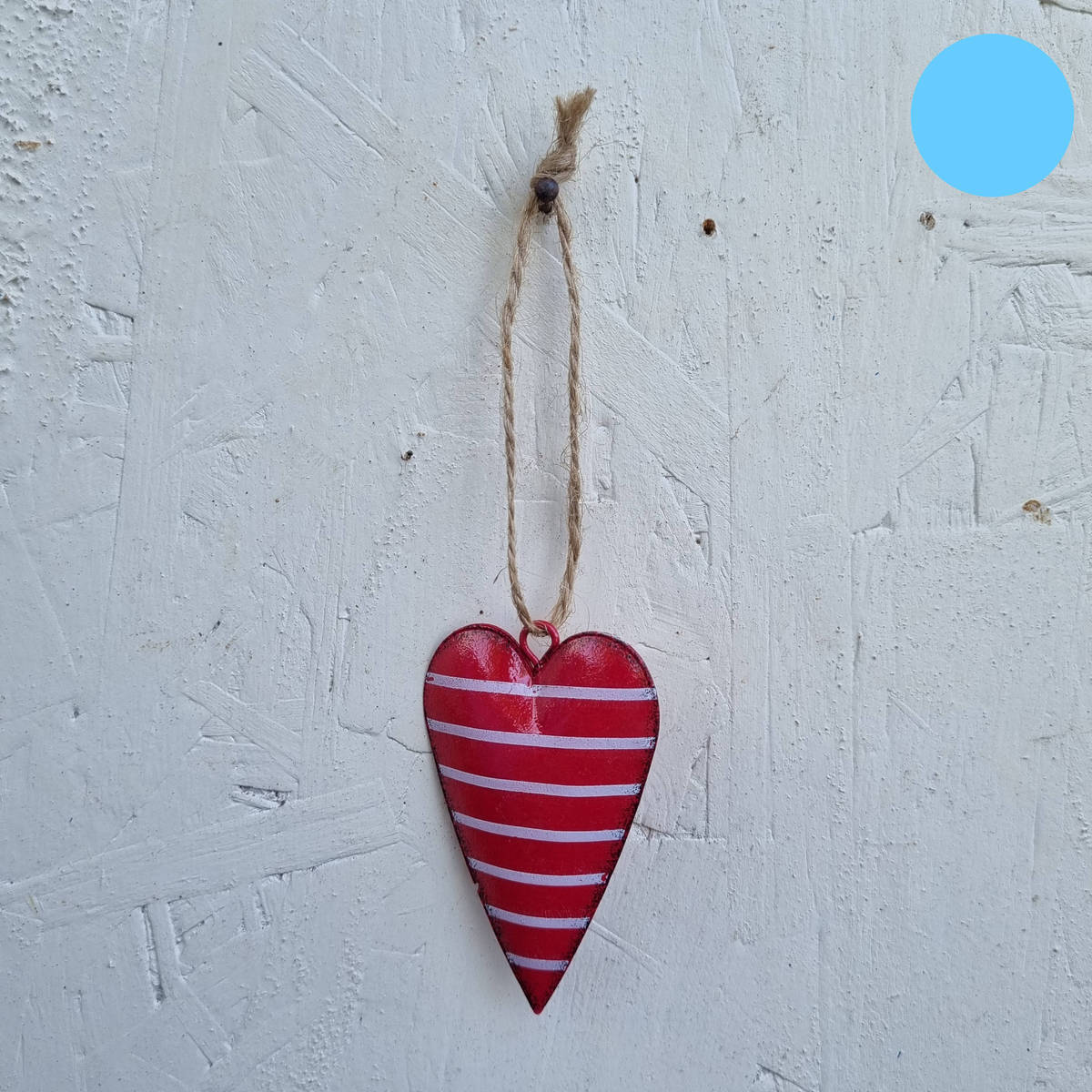 Herz aus Metall, zum hängen 