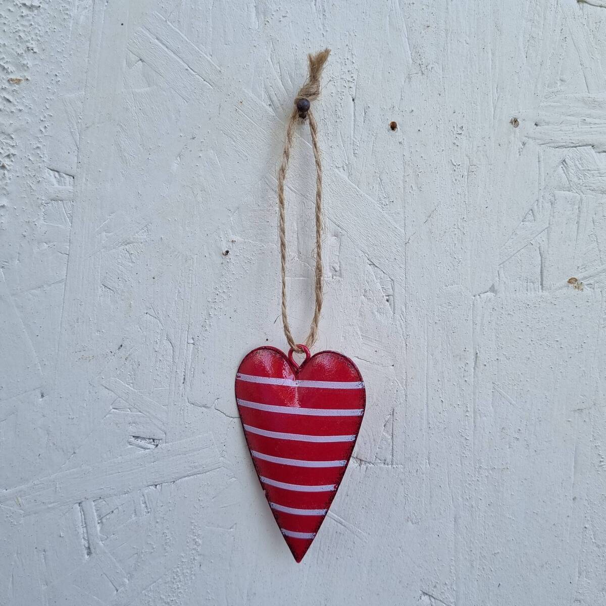 Herz aus Metall, zum hängen 