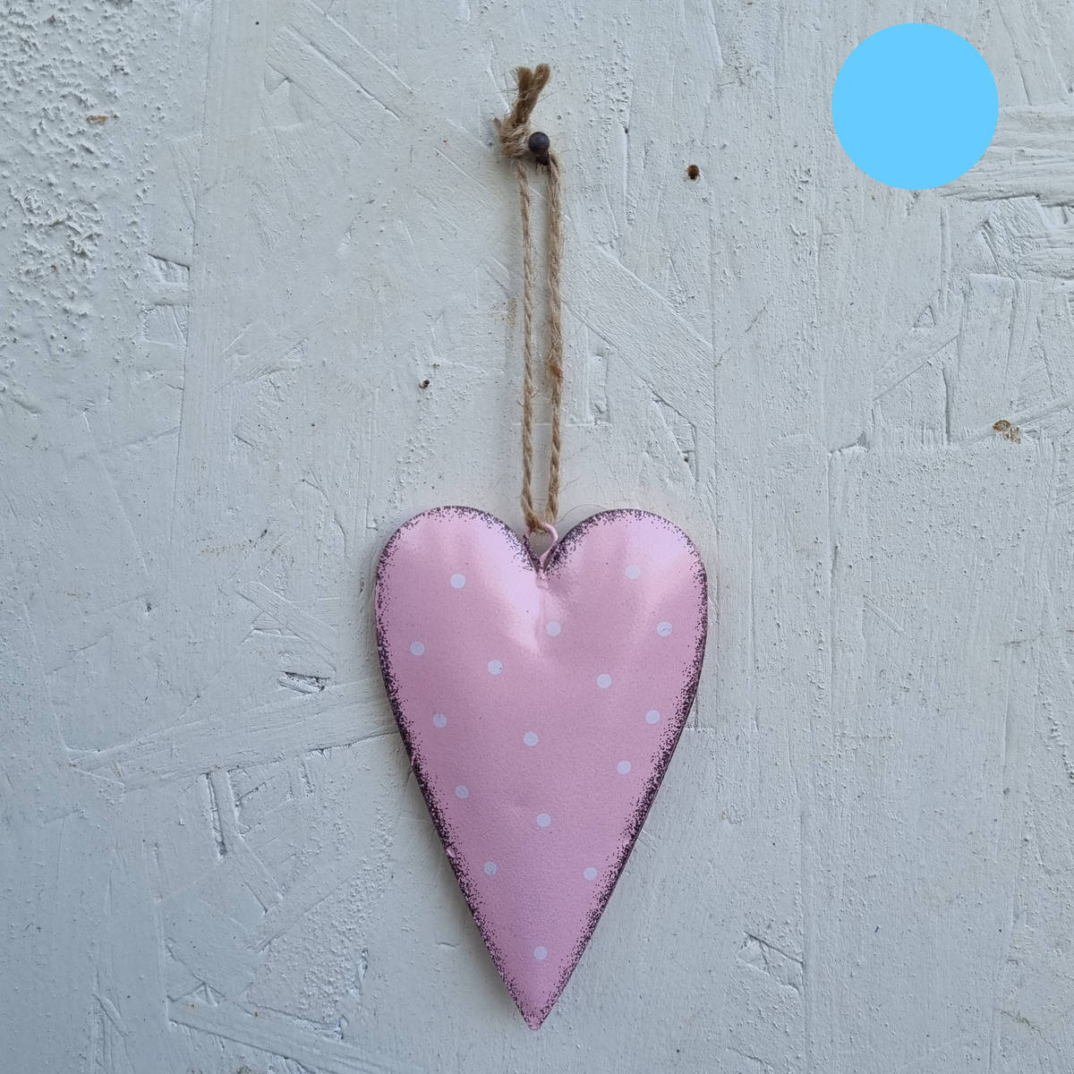 Coeur en métal, à suspendre 