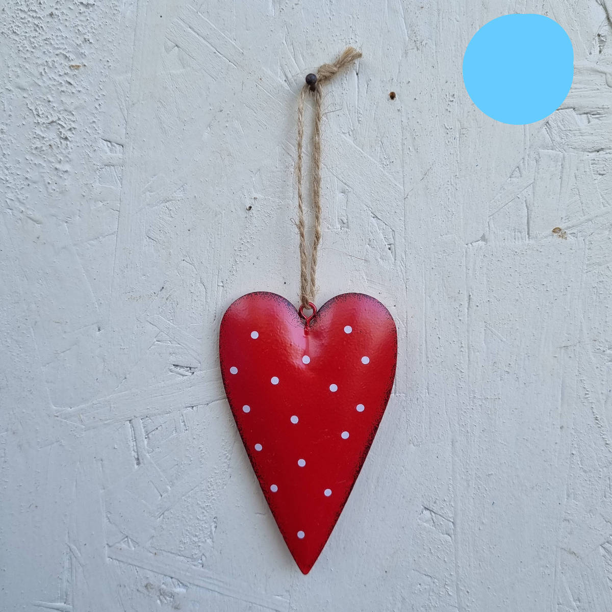 Coeur en métal, à suspendre 