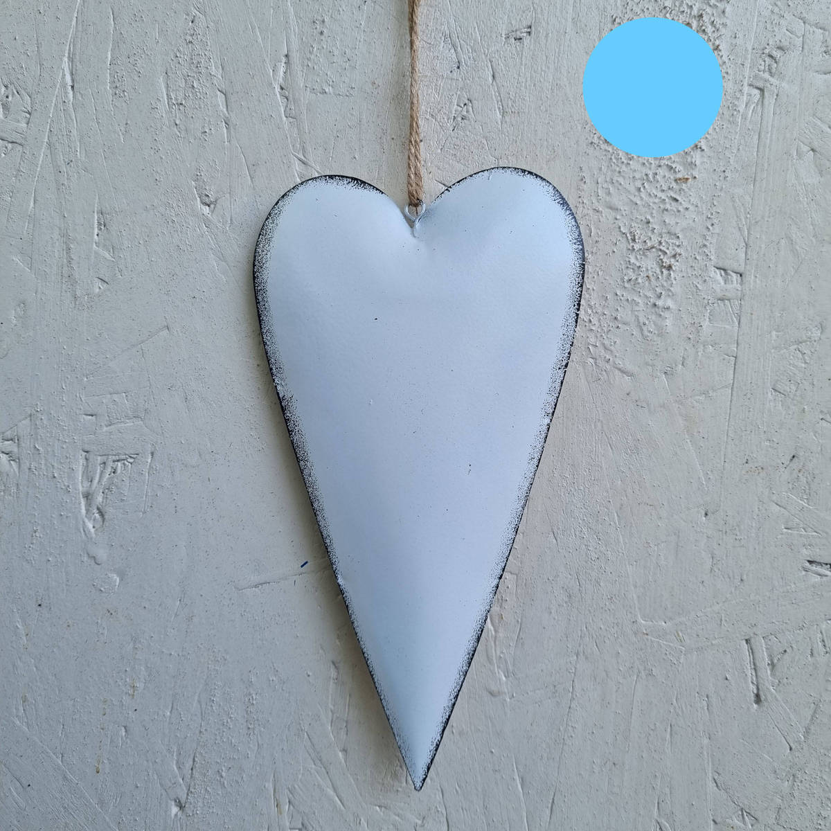 Coeur en métal, à suspendre 