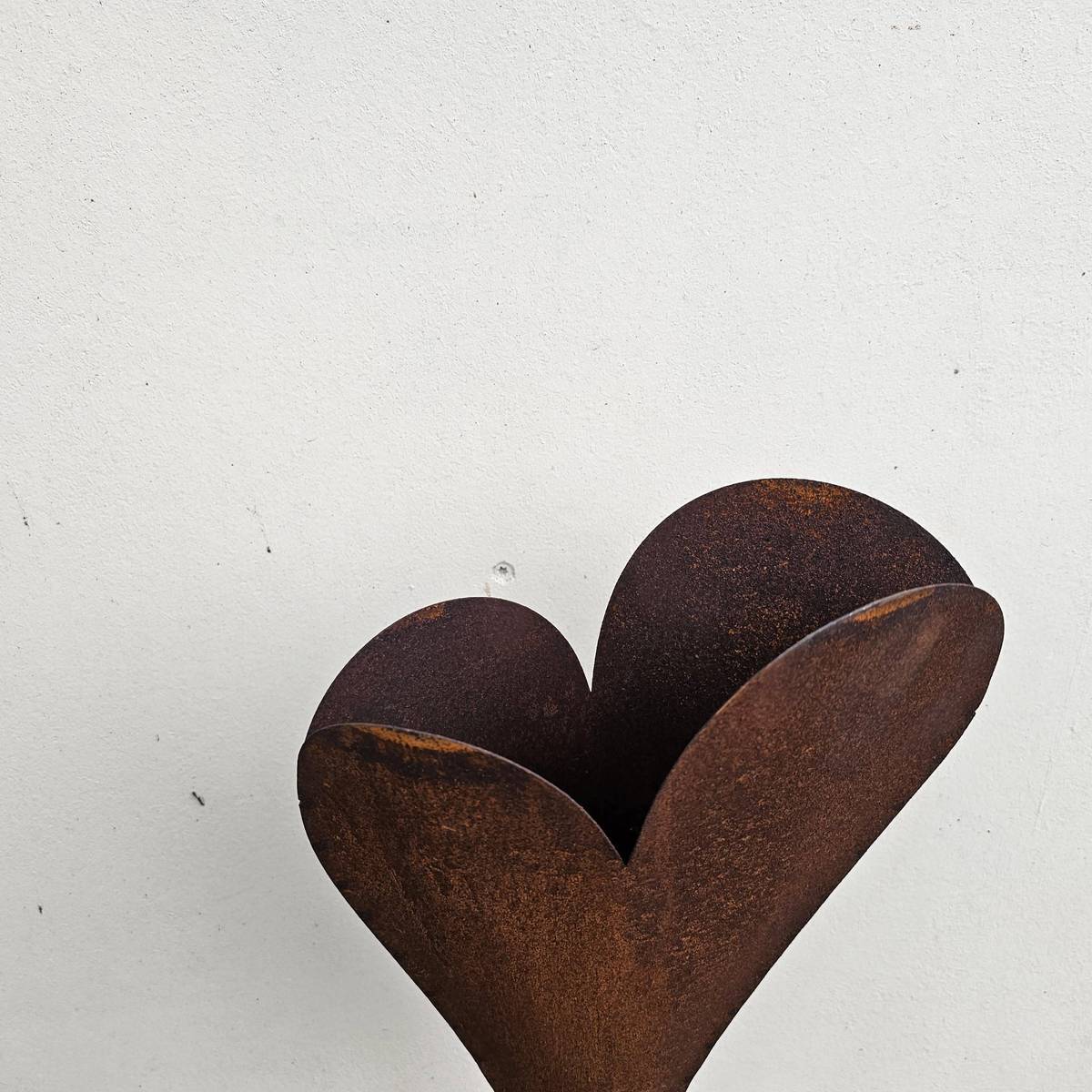 Herz aus Rosteisen, zum bepflanzen, 72 cm 