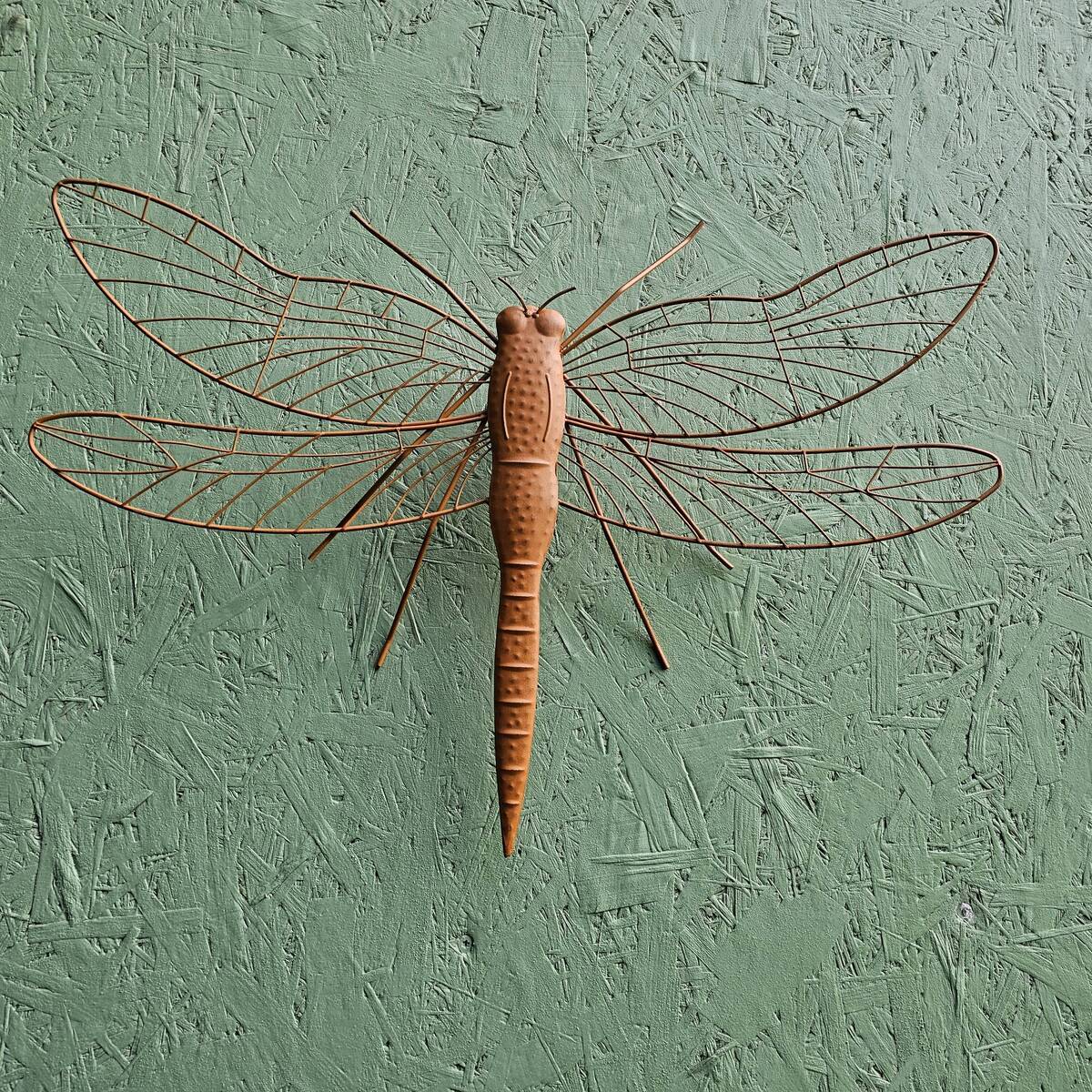 Libelulle en métal, largeur 67 cm 