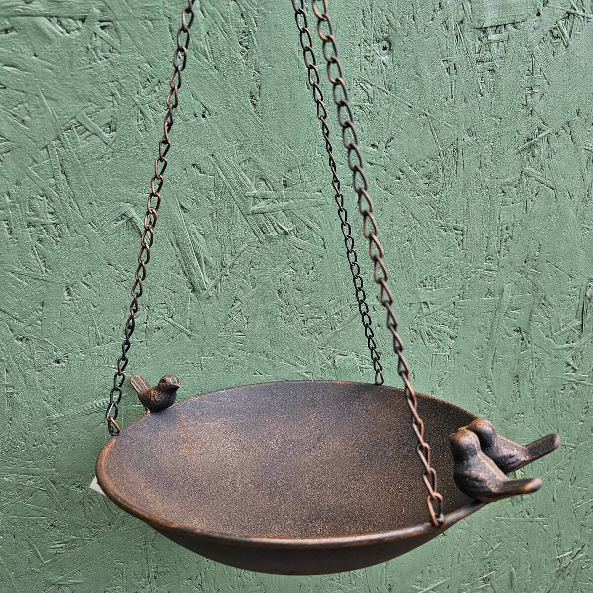 Vogeltränke aus Metall, zum hängen, Durchmesser 29 cm 
