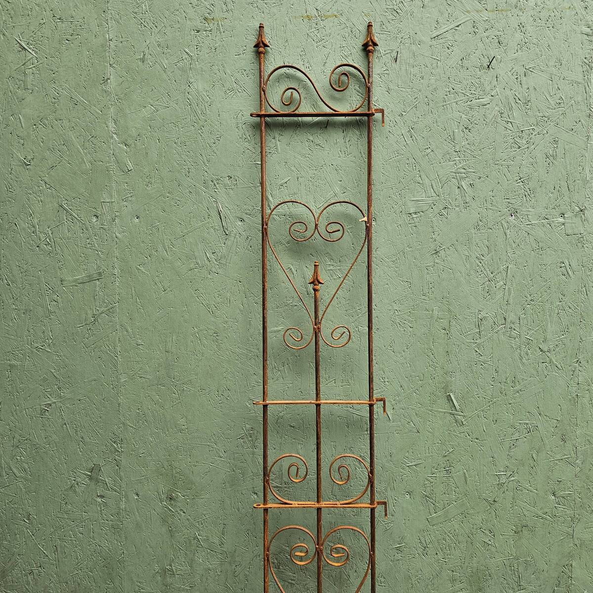 Rankhilfe aus Rosteisen, 195 cm, Breite 35 cm