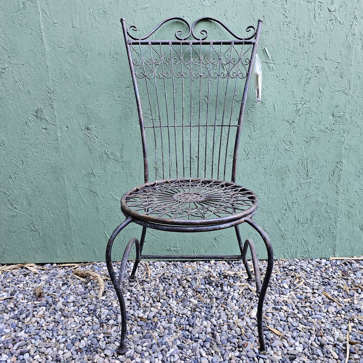 Sehr schöner Garten Stuhl aus metall, 109 cm 